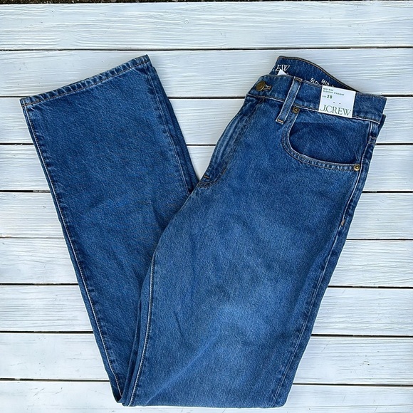 NWT J.Crew Slouchy-straight jean in Turney Wash size 28 - Picture 7 of 10